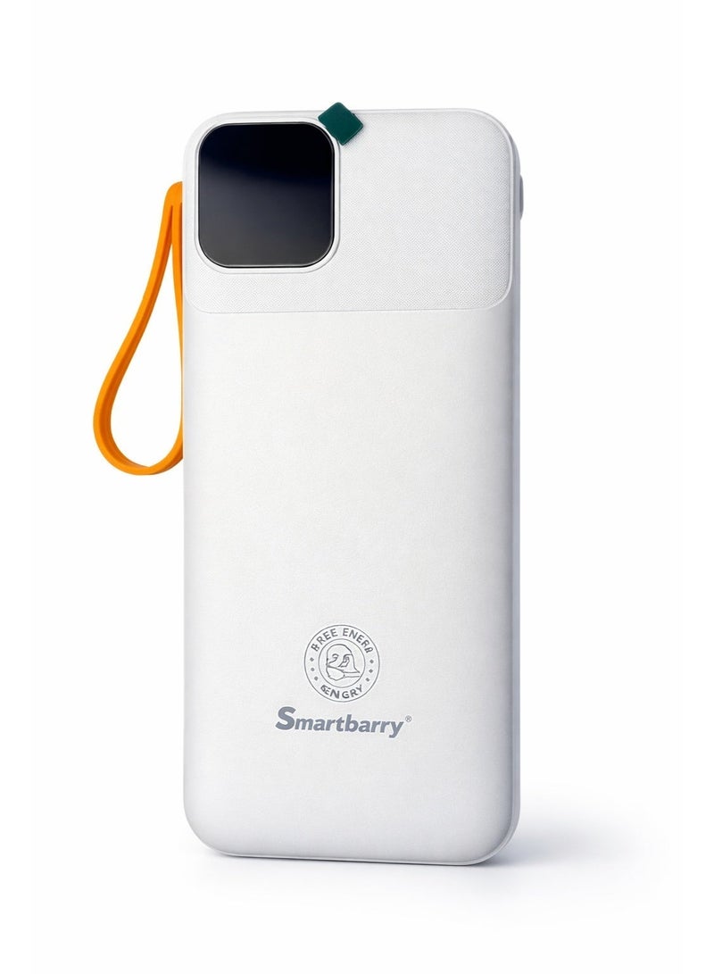 Smartbarry بروجيكتور سمارتباري HT50 المحمول بدقة 4K HD – يتضمن بنك طاقة بسعة 20,000mAh، محول، وكابل USB-C – واي فاي 5G، بلوتوث، ومسرح منزلي ذكي بدقة 4K - Image 3
